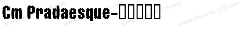 Cm Pradaesque字体转换
